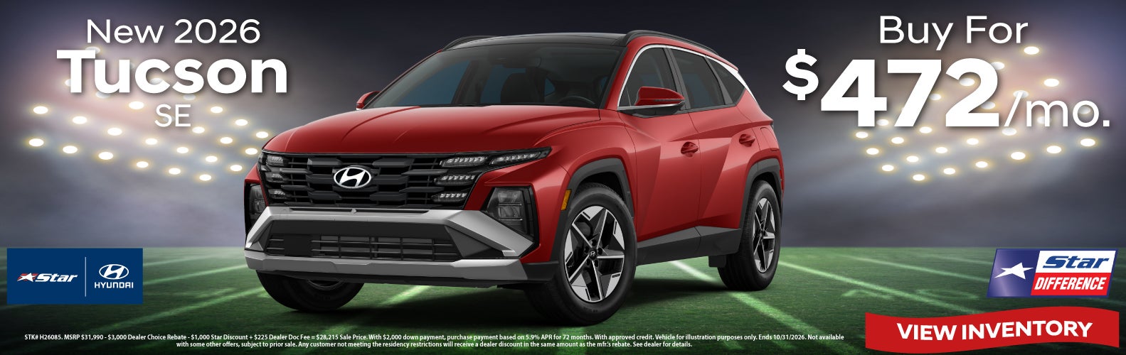 New 2026 Tucson SE