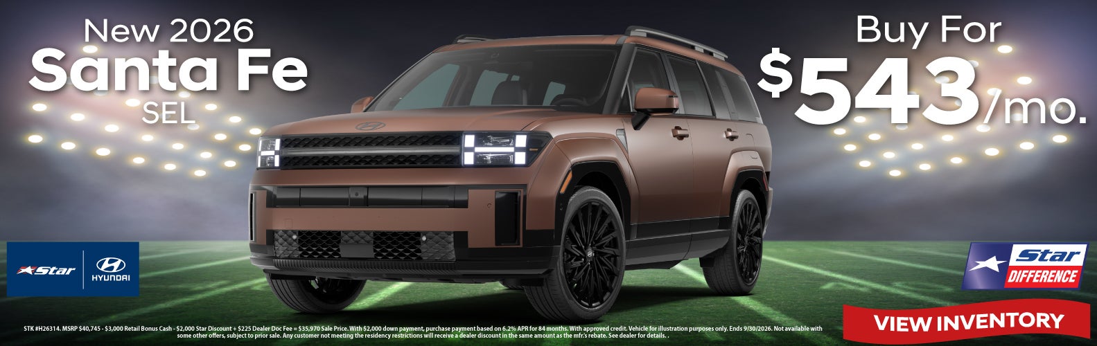 New 2026 Santa Fe SEL