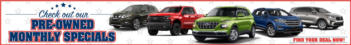 Pre-Owned Monthly Specials