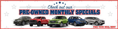Pre-Owned Monthly Specials